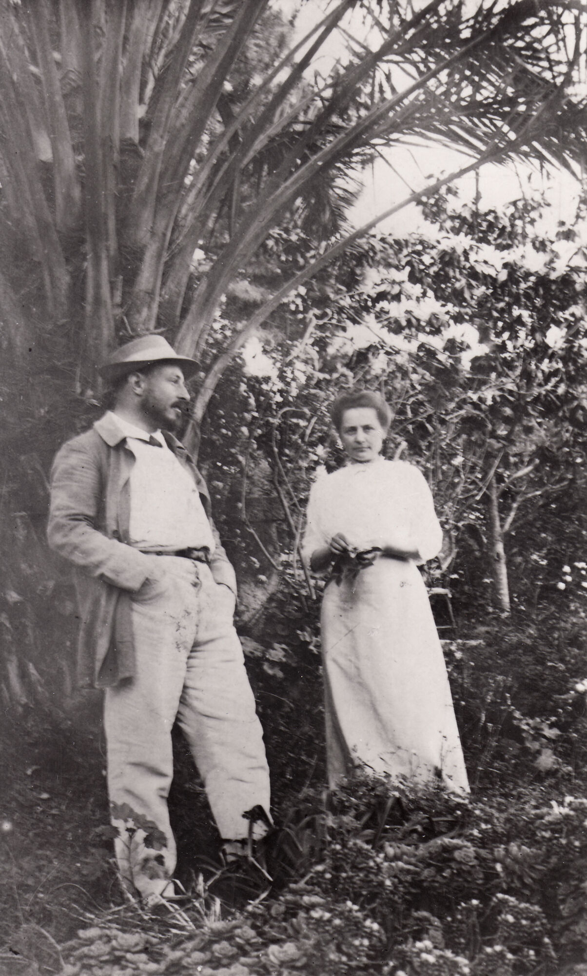 Hans Purrmann und Mathilde Vollmoeller-Purrmann auf Korsika, 1912. Foto: Hans Purrmann Archiv, München